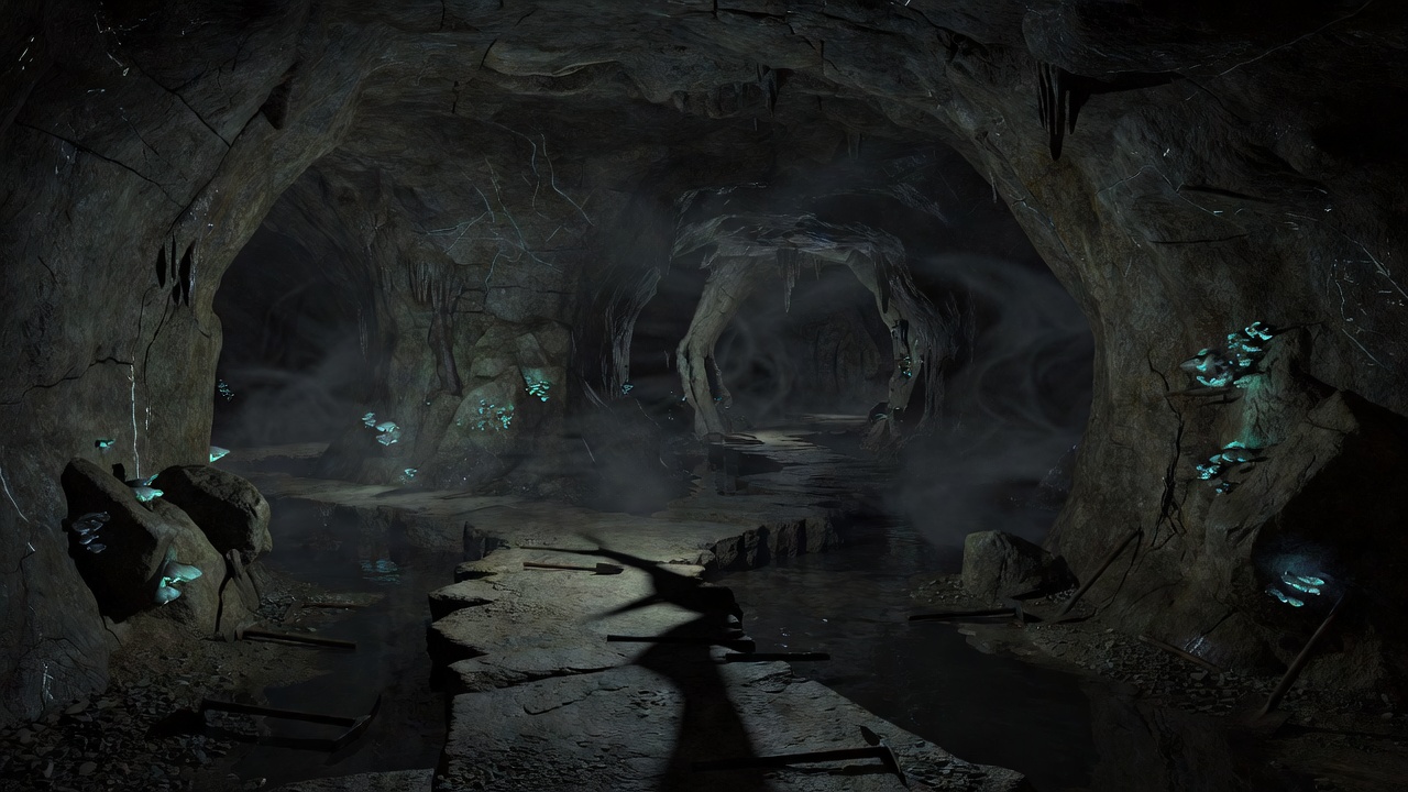 Mysterious ancient mining tunnels